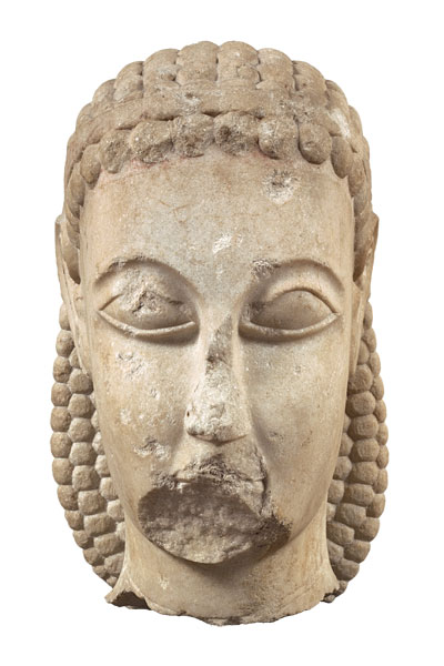 Αρχαϊκή πλαστική 625-570, Κεφάλι Διπύλου